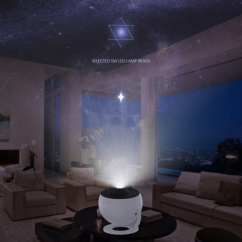 Galaxy Star Projector Lamp – 360° Rotating Night Light for Kids & Home Decor