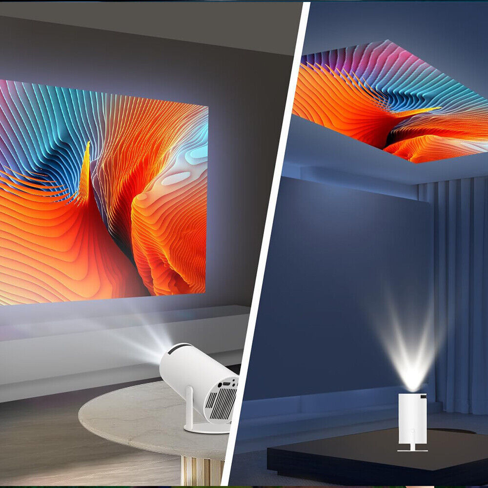 4K Smart Projector WiFi Bluetooth | Home Theater LED Mini Beamer