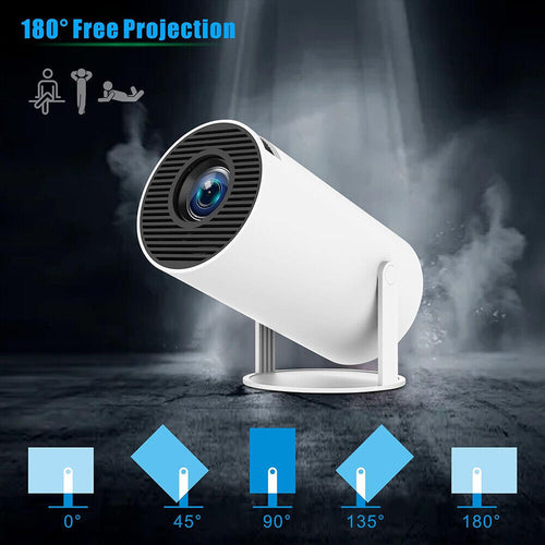 4K Smart Projector WiFi Bluetooth | Home Theater LED Mini Beamer