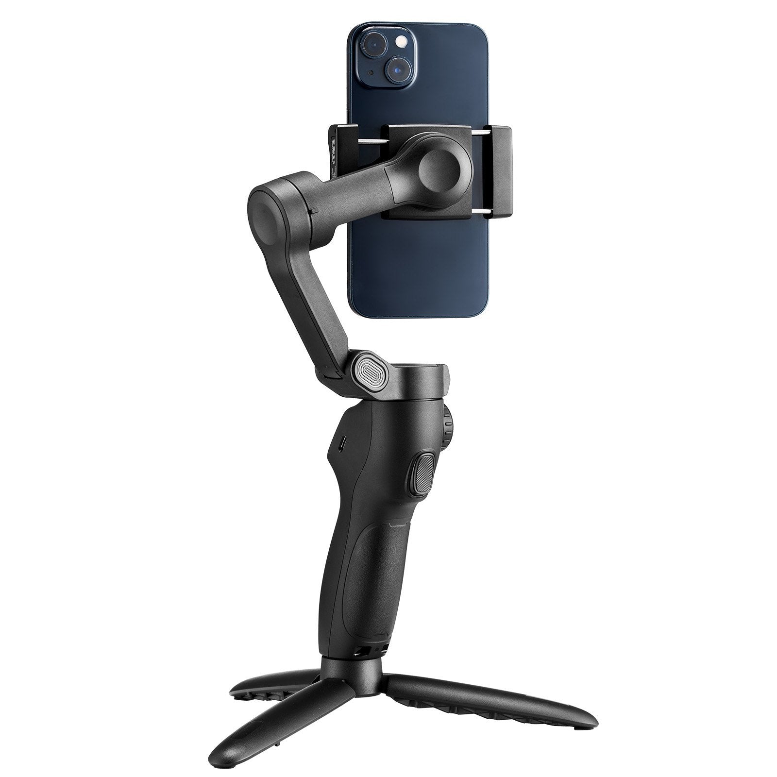 3-Axis Smartphone Gimbal Stabilizer - Foldable Phone Holder for iPhone & Android