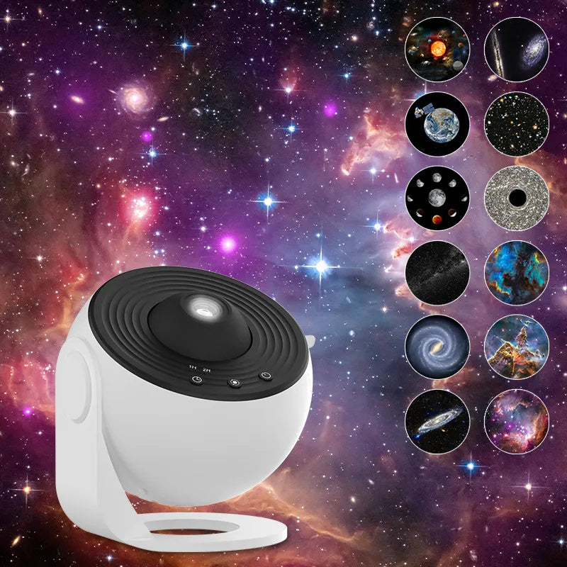 Galaxy Star Projector Lamp – 360° Rotating Night Light for Kids & Home Decor