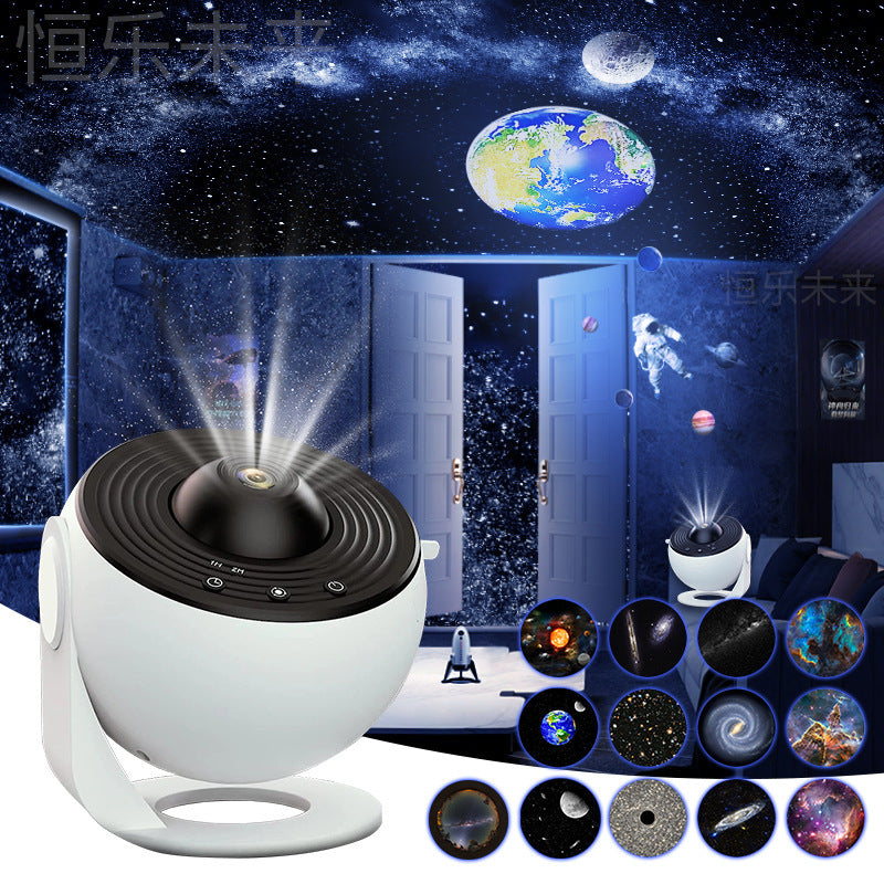 Galaxy Star Projector Lamp – 360° Rotating Night Light for Kids & Home Decor