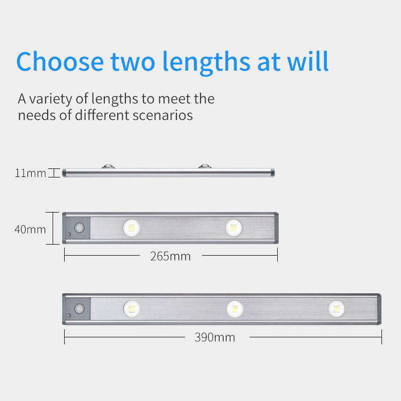 Rechargeable Motion Sensor LED Cabinet Light – Magnetic, Dimmable, Easy Installation