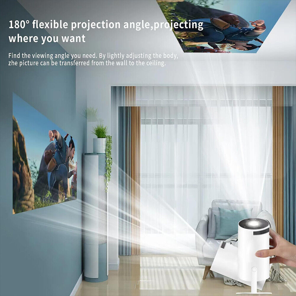 4K Smart Projector WiFi Bluetooth | Home Theater LED Mini Beamer