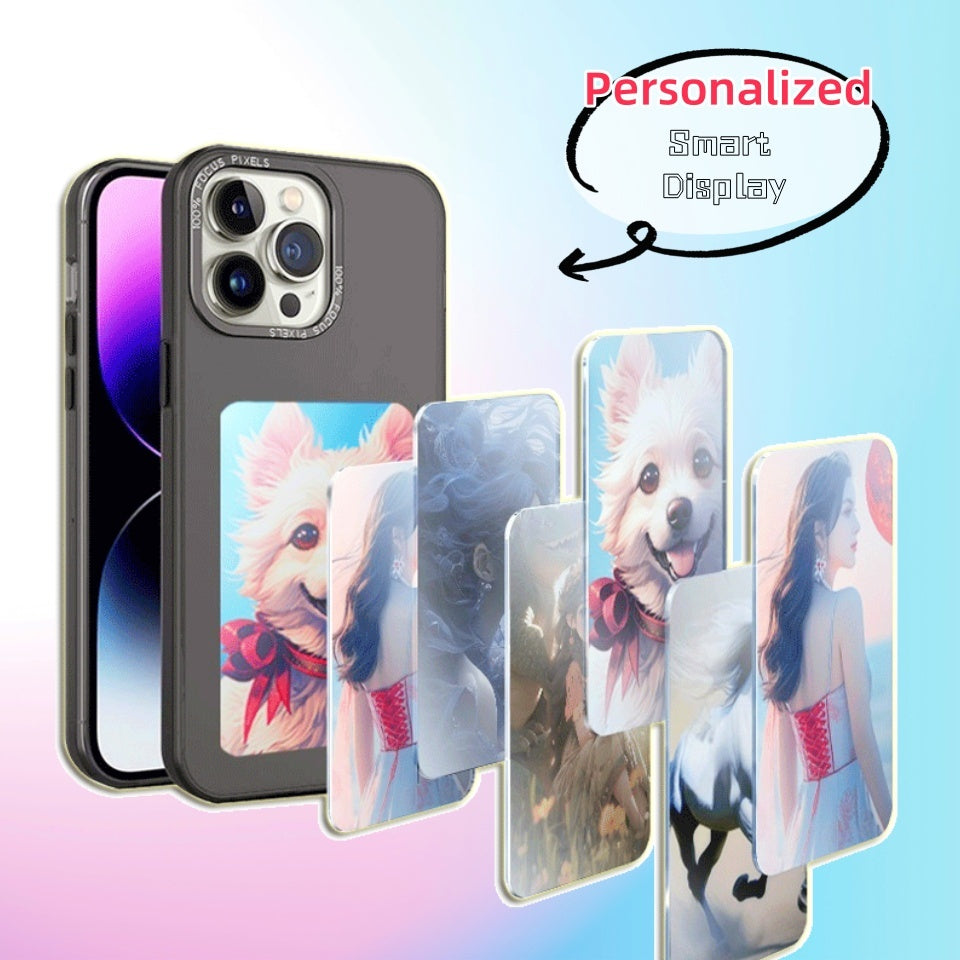 E-Ink Magic Phone Case – Personalized Display | Battery-Free Luxury Cover for iPhone