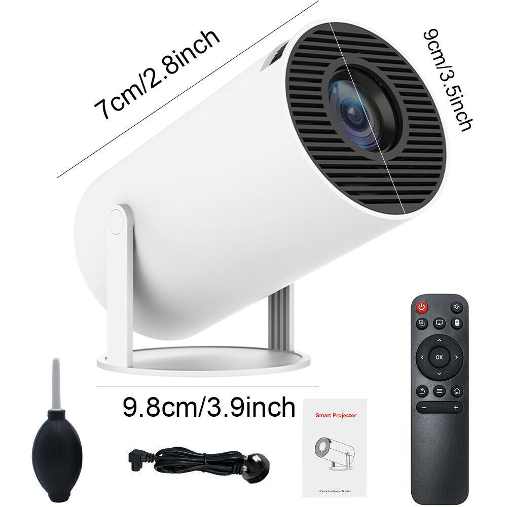4K Smart Projector WiFi Bluetooth | Home Theater LED Mini Beamer