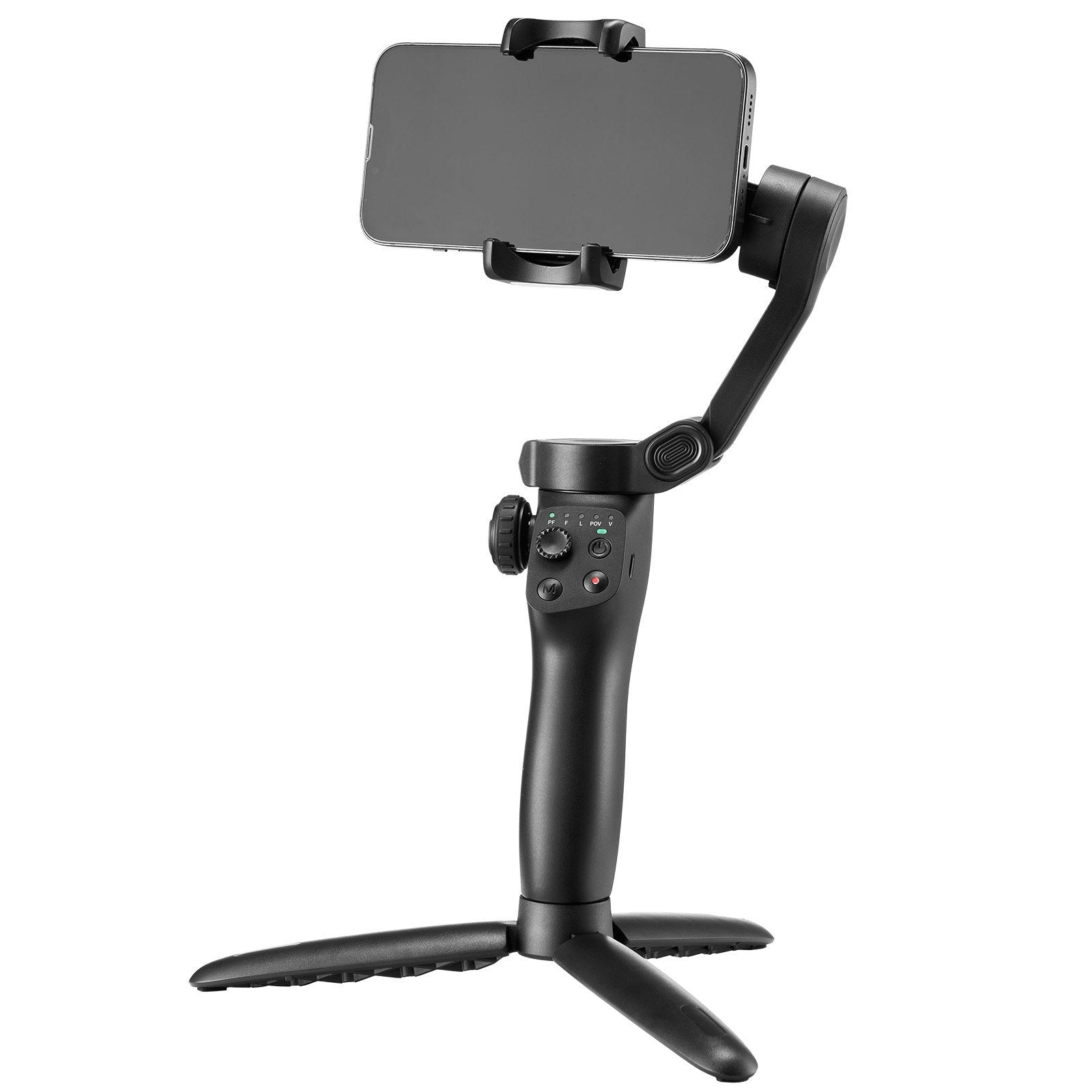 3-Axis Smartphone Gimbal Stabilizer - Foldable Phone Holder for iPhone & Android