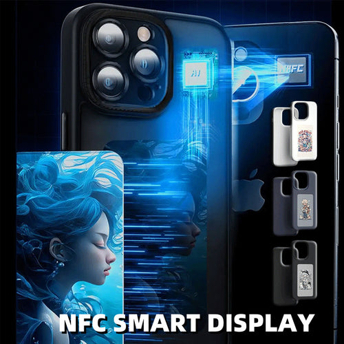 E-Ink Magic Phone Case – Personalized Display | Battery-Free Luxury Cover for iPhone