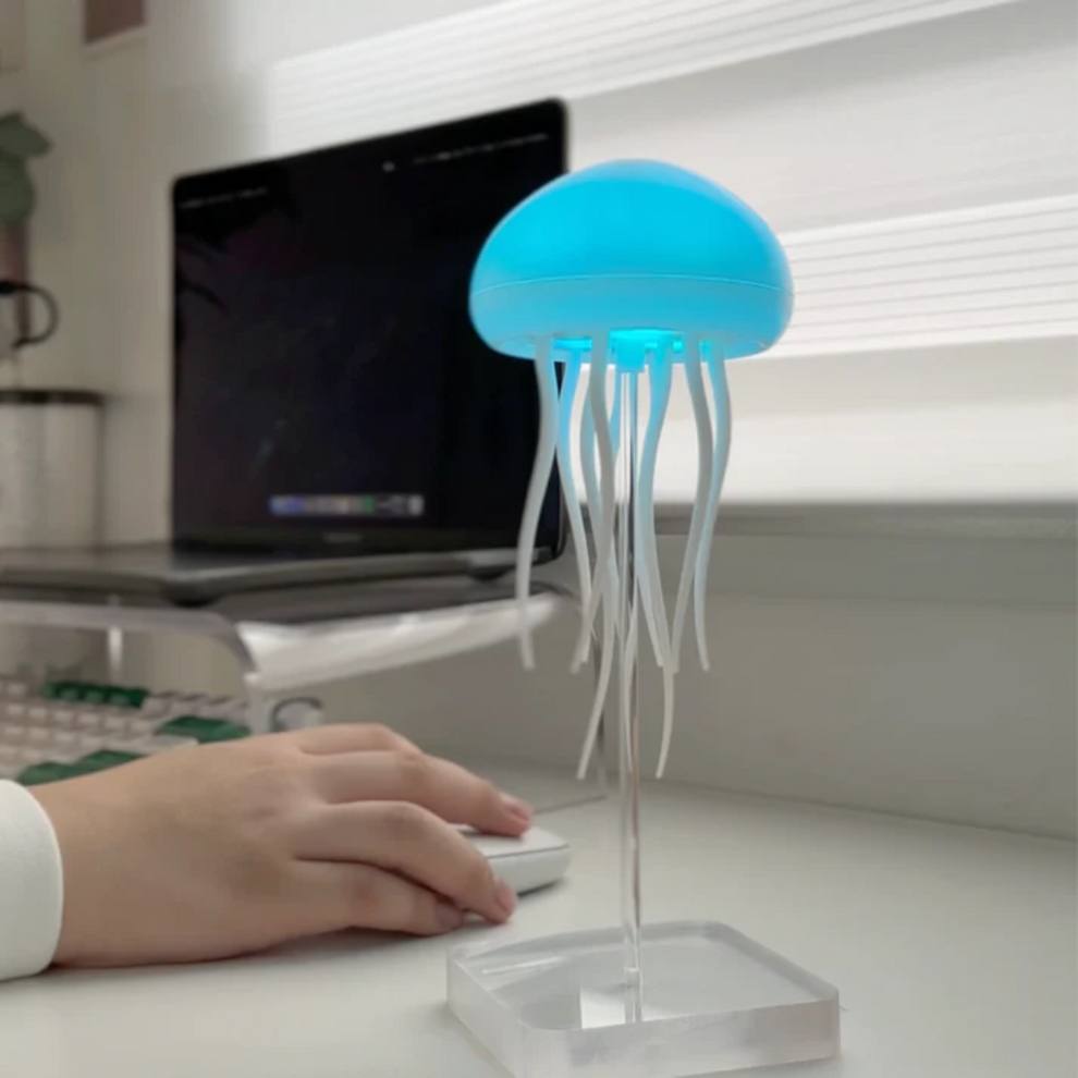 Jellyfish LED Mood Lamp – Soothing Night Light & Ocean Glow for Home or Office