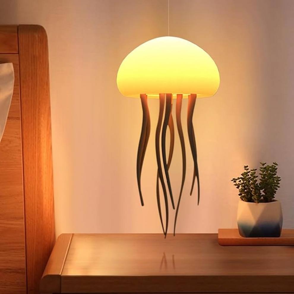 Jellyfish LED Mood Lamp – Soothing Night Light & Ocean Glow for Home or Office