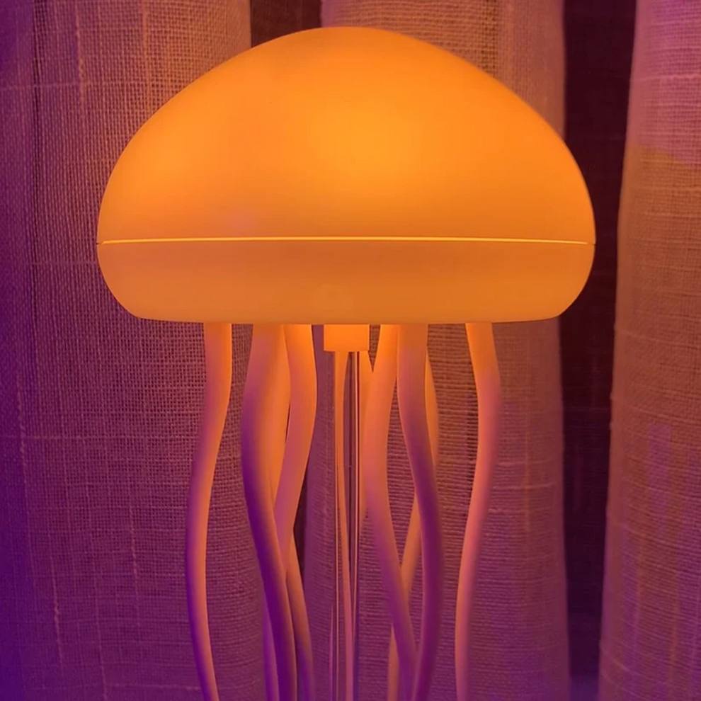 Jellyfish LED Mood Lamp – Soothing Night Light & Ocean Glow for Home or Office