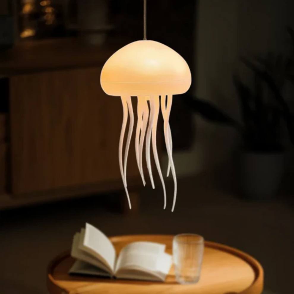 Jellyfish LED Mood Lamp – Soothing Night Light & Ocean Glow for Home or Office