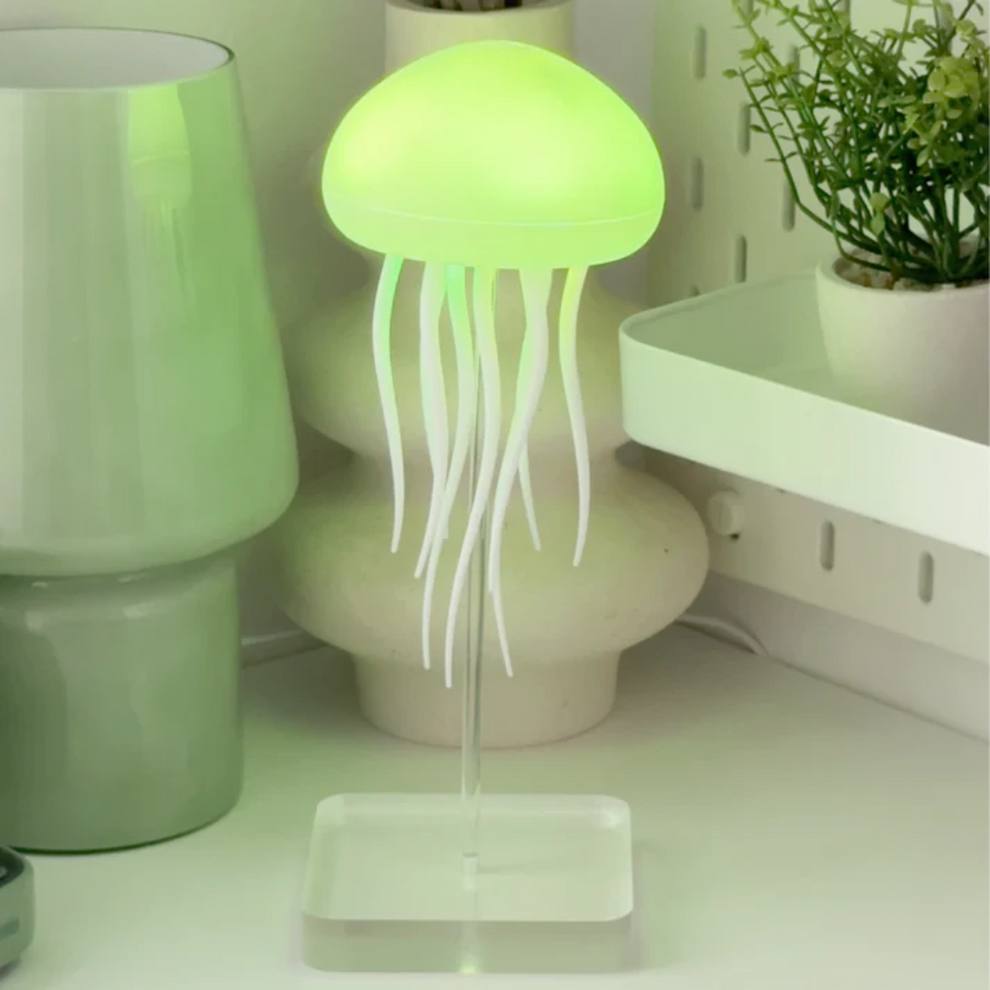 Jellyfish LED Mood Lamp – Soothing Night Light & Ocean Glow for Home or Office